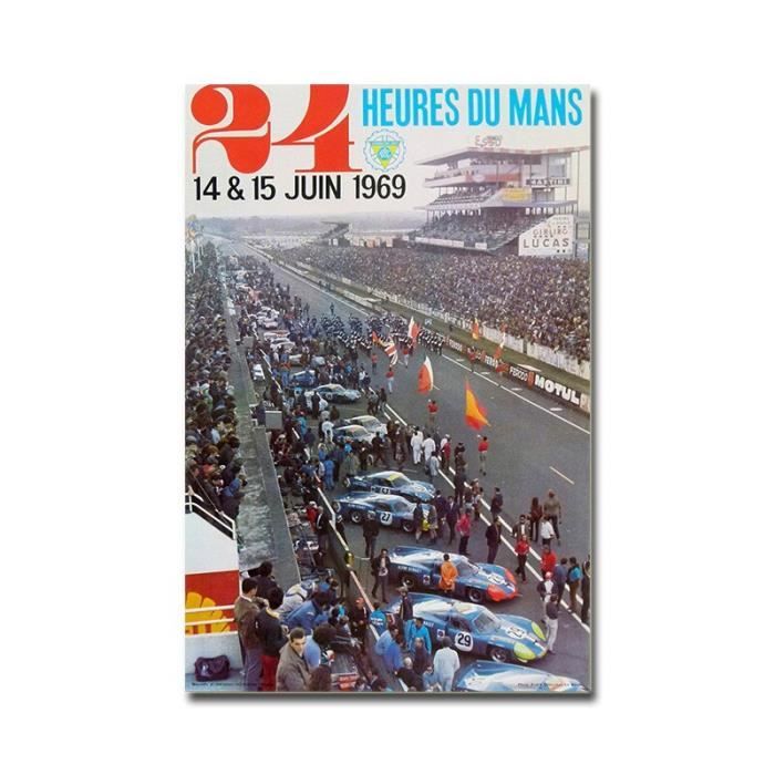 LES 24 HEURES DU MANS 1974 AFFICHE