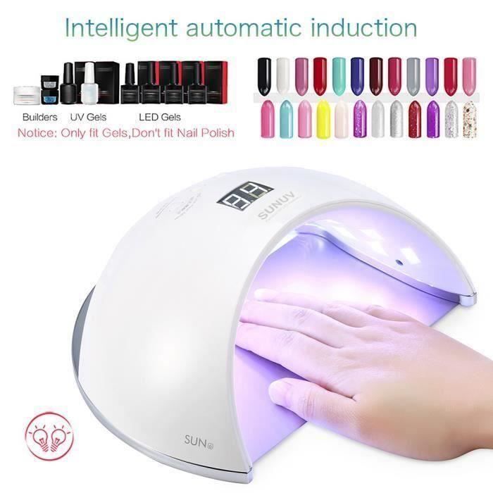 Lampe à Ongles UV LED Professionnelle - Pour Vernis Gel, Gel-X - 48W - NEUVE