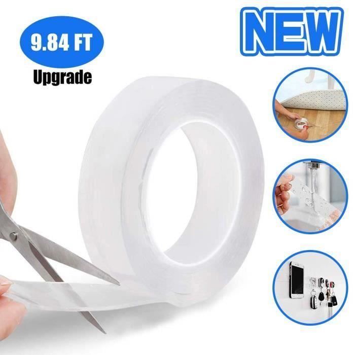Nano tape, ruban adhésif silicone multifonctionnel réutilisable