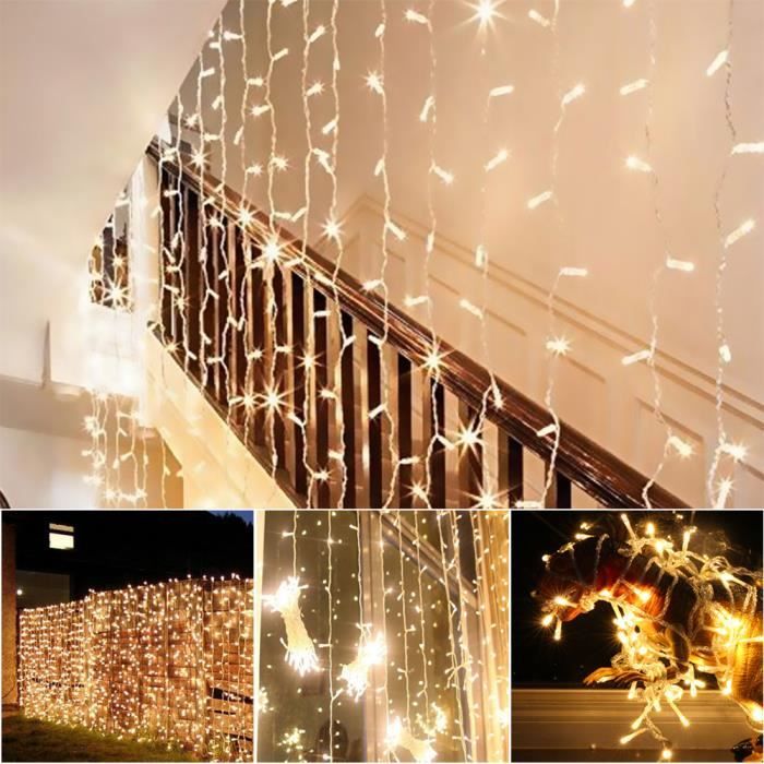 Guirlande Lumineuse Rideau 300 Led 8 Mode D Eclairage 3 X 3 M Cdiscount Maison Guirlande Lumineuse Rideau 300 Led 8 Mode D Eclairage 3 X 3 M Cdiscount Maison