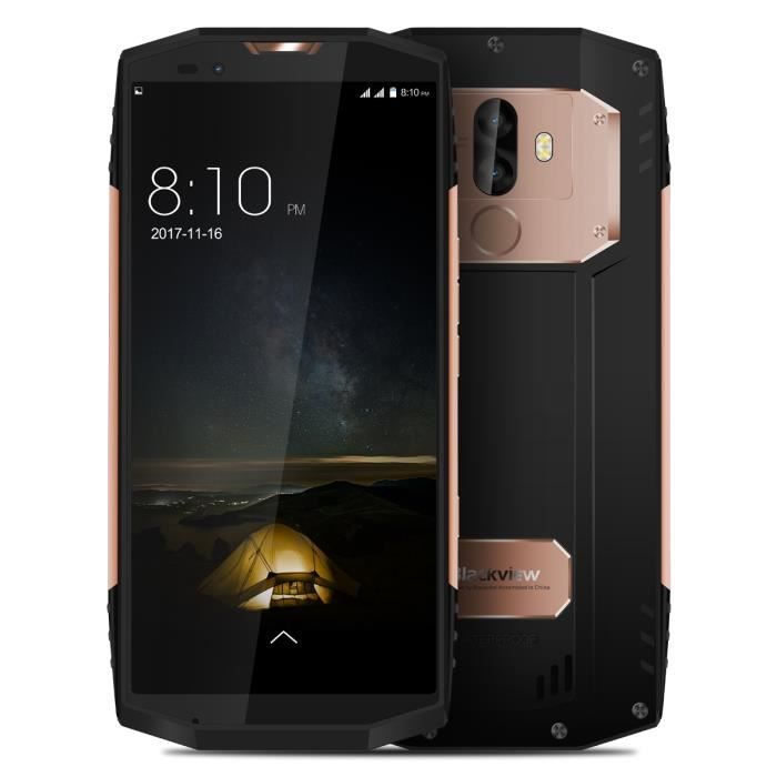 Achat T&eacute;l&eacute;phone portable Blackview BV9000 Pro Smartphone 6 Go + 128 Go 5.7 " FHD + Plein écran Octa-Core 4180mAh pas cher