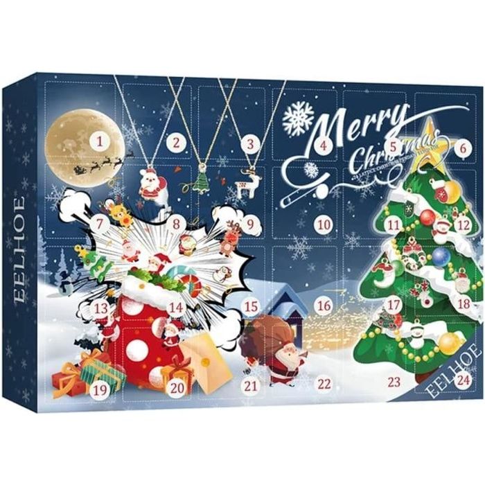 Calendrier De L'Avent Capybara 2025 – Ornements Acryliques 2D, Déco Noël, Pendentif Voiture Ou Arbre, 28x16 Cm