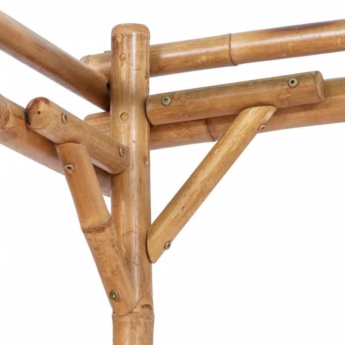 Haute qualité Pergola Bambou Pergola de jardin - Tonnelle de jardin - 170x170x220 cm *283070