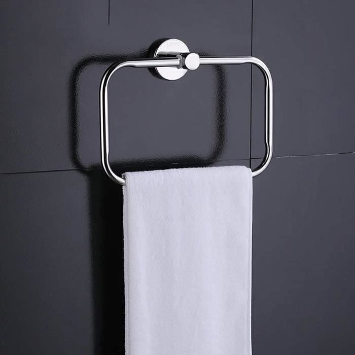 OLHAV Porte-servettes en métal pour salle de ban avec paner de