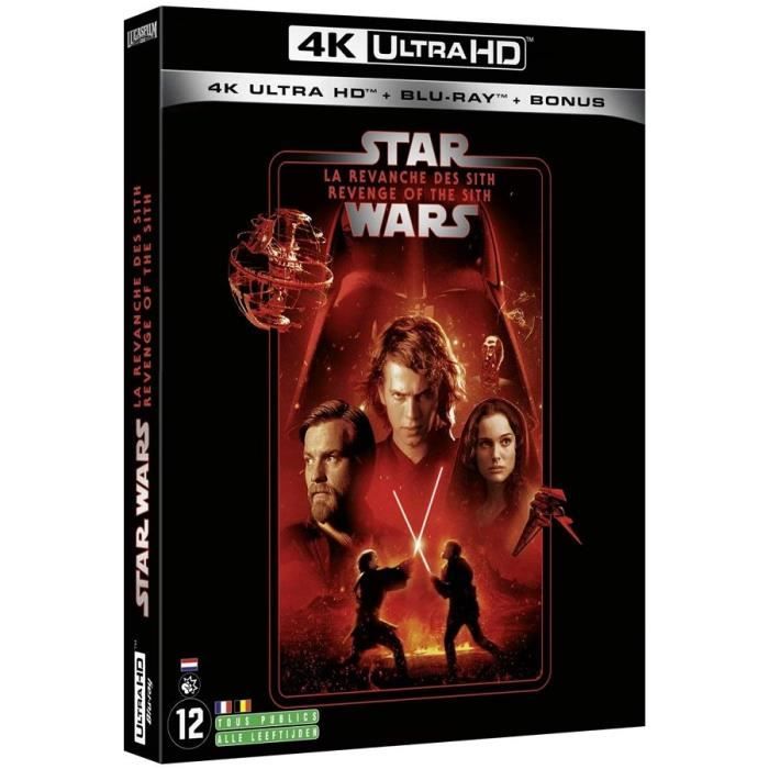 Star Wars, épisode III : La Revanche des Sith 4k UHD + Blu Ray + Bonus [Blu- Ray] - Cdiscount DVD