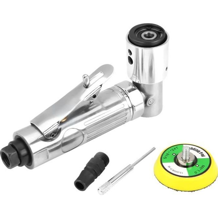 Ponceuse Excentrique 125 Kit Ponceuse à Air Comprimé 90° Meuleuse Excentrique Et D Outil Pneumatique Pour Compresseur Ponceuse Excentrique 125 Kit Ponceuse à Air Comprimé 90° Meuleuse Excentrique Et D Outil Pneumatique Pour Compresseur