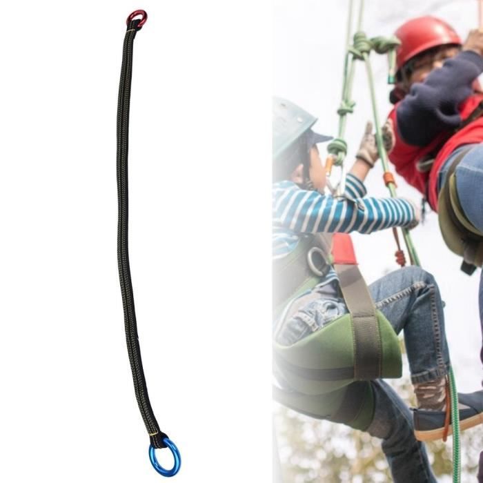 Atyhao Longe d'escalade Lanière de fil de sauvetage d'escalade durable avec  deux anneaux de suspension pour le travail de jardin