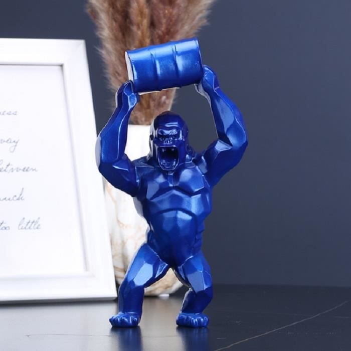 Sculpture Créative en Résine de Style Nordique Statue Représentant King