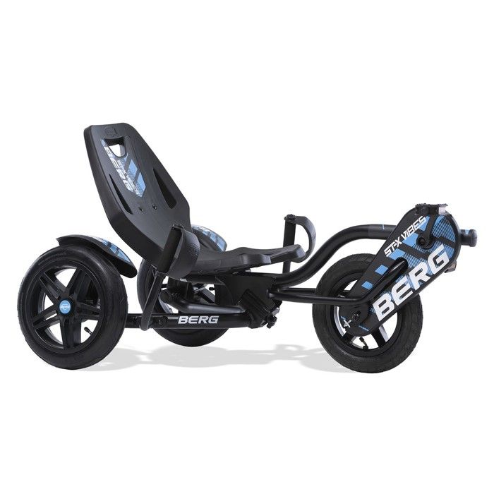 Kart à pédales Street-X Vibes - BERG - Mixte - Bleu - Enfant - 4 roues - Pneumatique