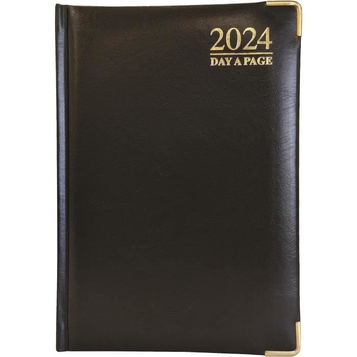 Agenda Collins Essential 2026 – Format A5, 1 Jour Par Page – Couverture Rigide Noire – ESSC51.99-26