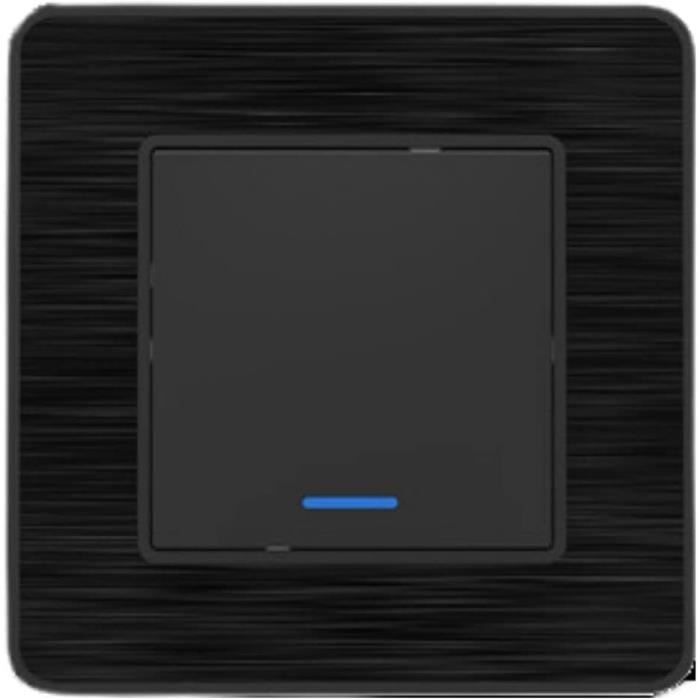 090464 Interrupteur ou va-et-vient bipolaire étanche à voyant Plexo IP66 complet 10A 250V~ - gris - professionnel