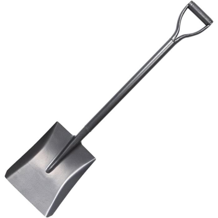 Pelle De Jardin Multifonction 140 Cm - Acier Manganèse, Grande Surface 23x15 Cm, Pour Désherbage, Neige, Terre