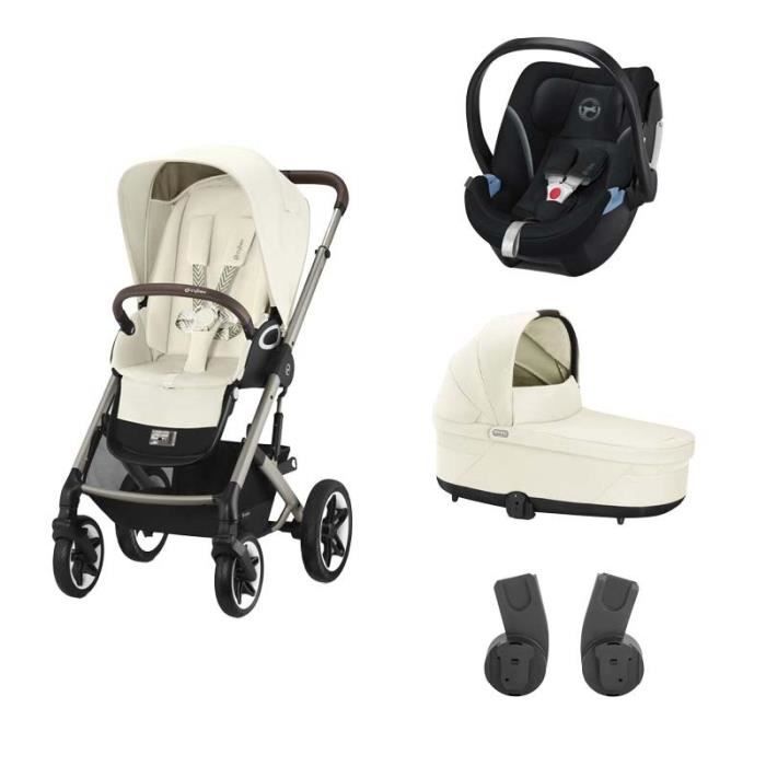 Poussette Corolle Cybex 3 En 1 Pour Poupon 36-42cm - Landau, Nacelle Et Poussette Réaliste