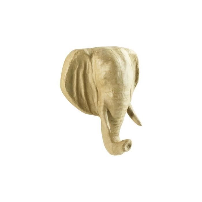Trophee A Customiser Tete De Cerf En Papier Mache 39 Cm Papiers Et Papeterie Loisirs Creatifs