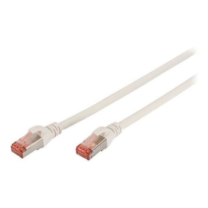 Digitus DK-1644-100-WH-5 câble de réseau 10 m Cat6 S/FTP [S-STP] Blanc (CAT5e S-FTP Patchk.,10m,Weiß - 5x CAT 6 S-FTP Patchkabel, C