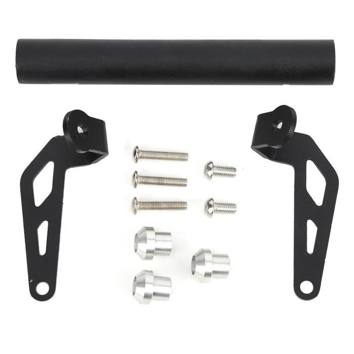 Support GPS Pour Triumph Tiger 900 GT PRO / RALLY PRO 2020 - Barre 22 Mm En Alliage Aluminium Noir - 10