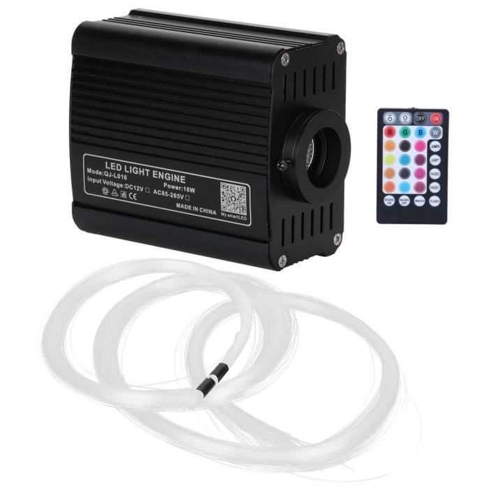 Plafonnier Étoilé VASTFIRE 16W Bluetooth - Fibre Optique 500 Étoiles 3M - Ambiance Voiture Ou Maison