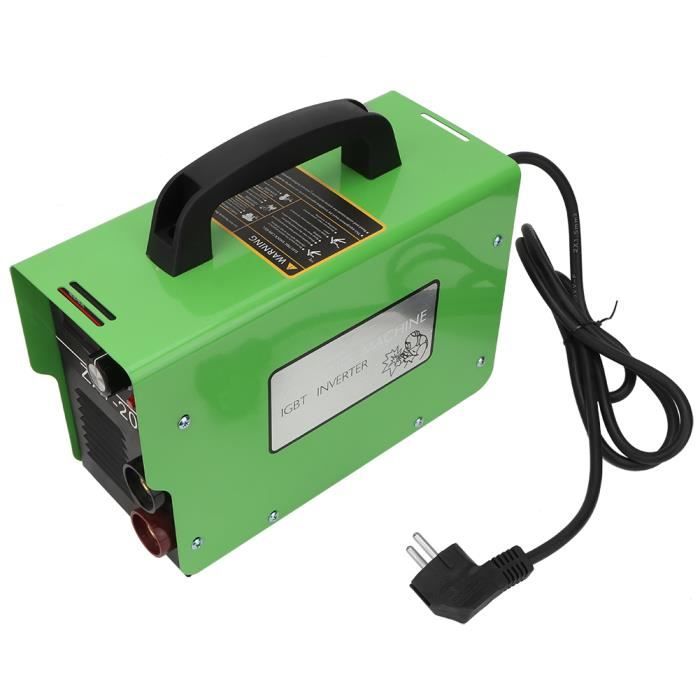 Vert ARC MMA‑200Amp DC Inverter Soudder Machine de soudage de l/'onduleur Soudeur d/'onduleur IGBT portable Machine à souder électrique Poste a Souder 20‑200Amp Prise UE 220V