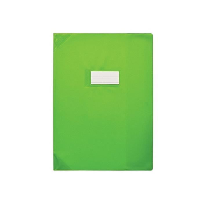 Protège-cahier PVC 150 Strong Line 24x32 cm opaque vert