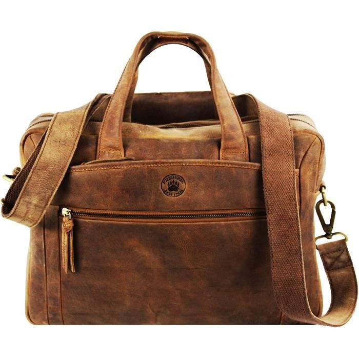 Veste En Cuir Suédé St. John's Bay – Marron, Taille L, Lavable En Machine (occasion TBÉ)