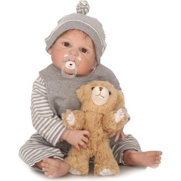 56 Cm Silicone Reborn Bebe Poupee Jouets Realiste Interactif A La Main Garcon Vivant Bebe Poupees Jouet Cdiscount Jeux Jouets 56 Cm Silicone Reborn Bebe Poupee Jouets Realiste Interactif A La Main Garcon Vivant Bebe Poupees Jouet Cdiscount Jeux Jouets