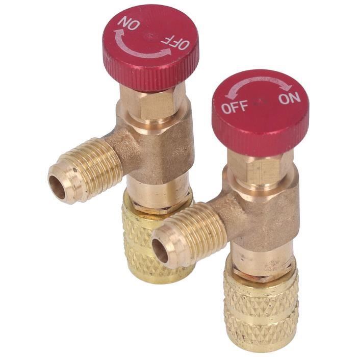 Robinet Réfrigérant R-134a Aramox - Valve 1/2ACME Pour Climatisation Auto