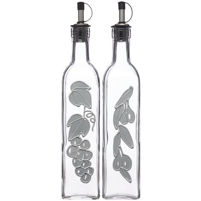 Bouteille D'huile Blanche Avec Bec Verseur Anti-goutte - Things And