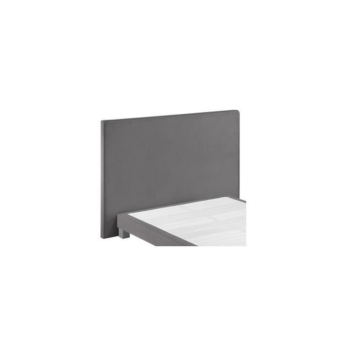 tête de lit melty chiné gris - 170x120cm - merinos - contemporain