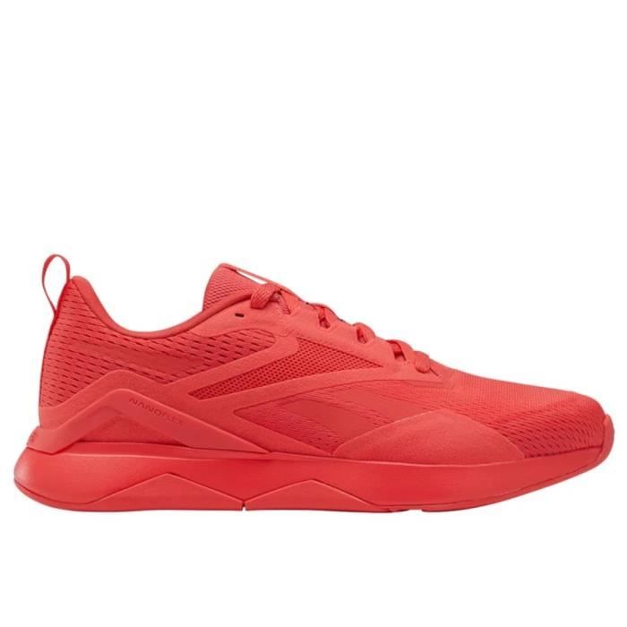 Chaussures de Fitness pour Homme Reebok Nanoflex Tr 2 - Rouge - Indoor Multisport Chaussures de Fitness pour Homme Reebok Nanoflex Tr 2 - Rouge - Indoor Multisport