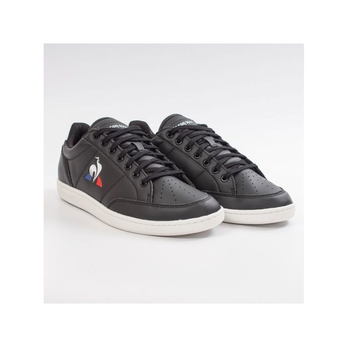 Le Coq Sportif Chaussure de tennis homme LE COQ SPORTIF COURT CLAY 2010267 - Noir - Lacets - Synthétique - Plat