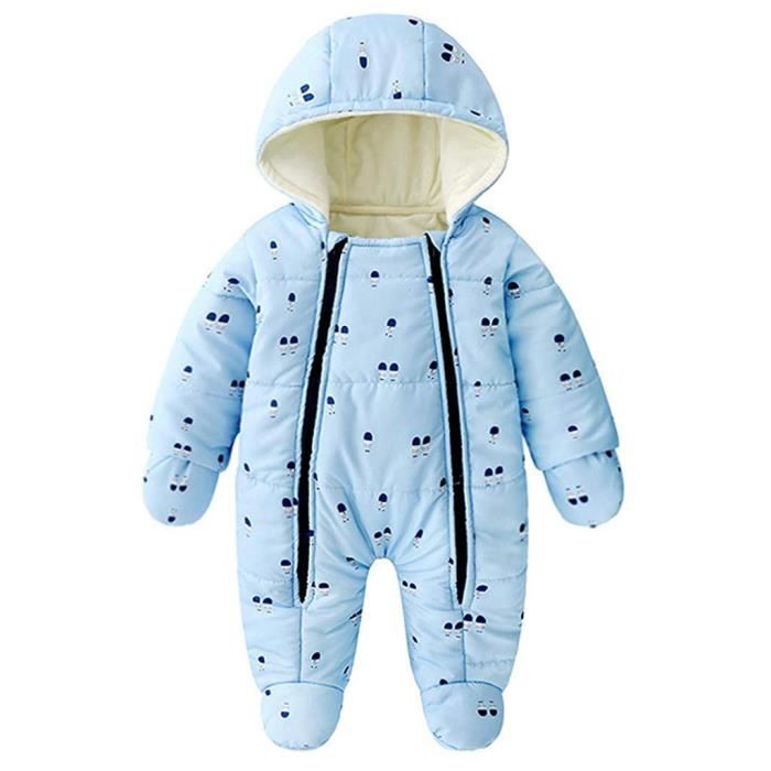 Nouveau Ne Bebe Fille Garcon Floral A Volants Ours Barboteuse Combinaison Combishort Tenues 53 Bleu Cdiscount Pret A Porter