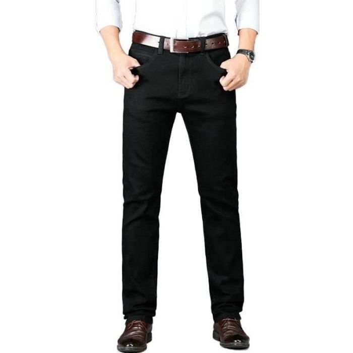 Jean Stretch Coupe Droite Pour Homme - Léger, Style Rétro, Parfait Pour L'été Et Les Loisirs - 6