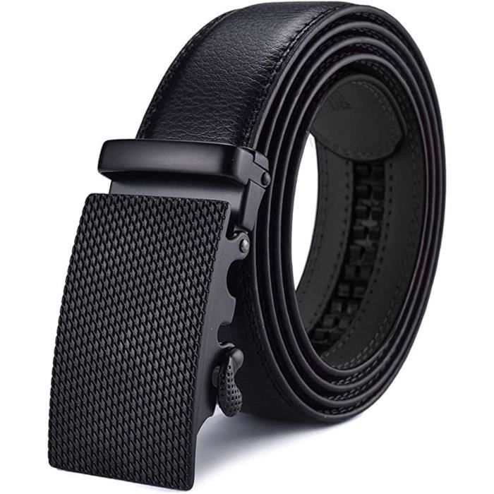 Ceinture Automatique Sans Fermoir 1 3/8 Pouces - Microfibre - Pour Costume - Taille Multiple - Neuf Avec étiquettes
