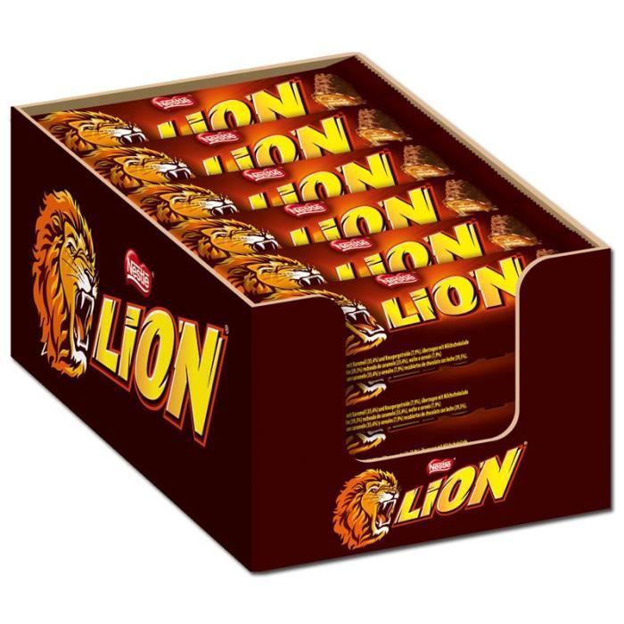 Nestlé Lion, bars, chocolat, 24 barres Cdiscount Au quotidien