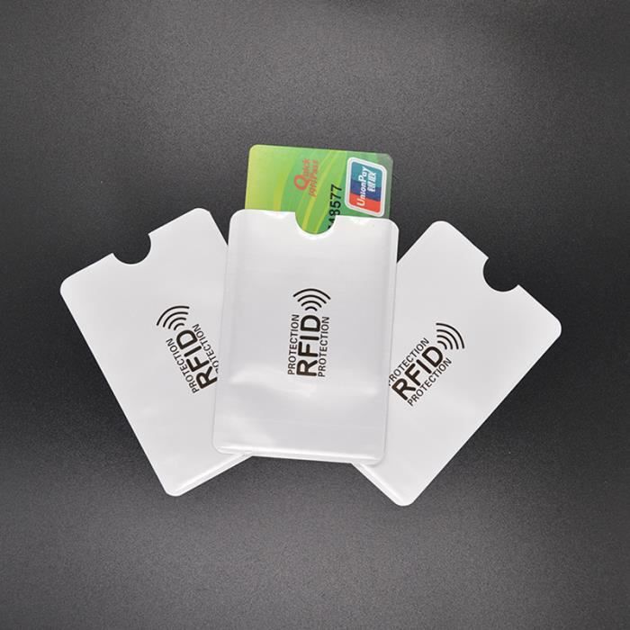 3 Étuis Protection RFID Carte Bancaire Carte Bleue Paiement Sans Contact -  Cdiscount Bagagerie - Maroquinerie