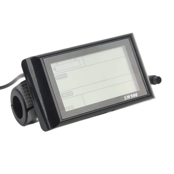 Compteur d'affichage LCD pour vélo électrique - QINGQUE - Vélo électrique  S866 - Étanche - Noir - Cdiscount Sport