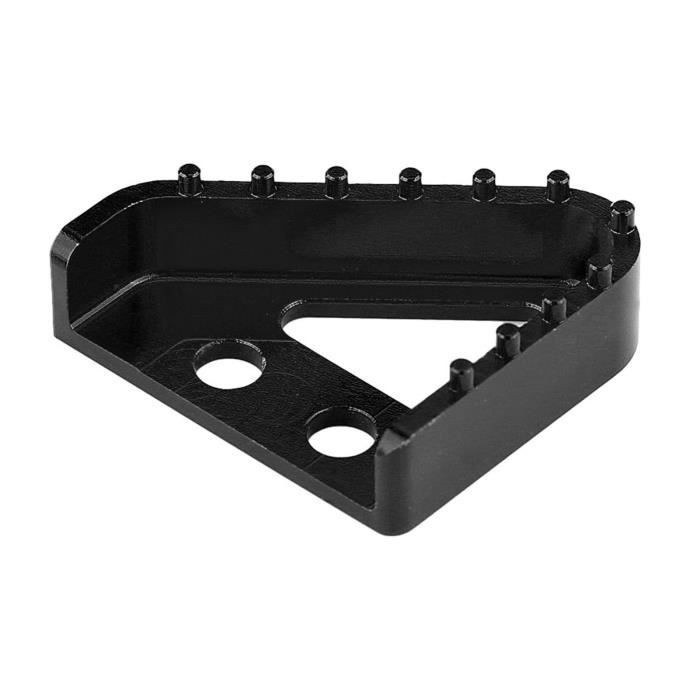 Plaque Pédale Frein Arrière Moto JFG RACING - Aluminium CNC Noir Pour Moto 125-530cc 2004-2010