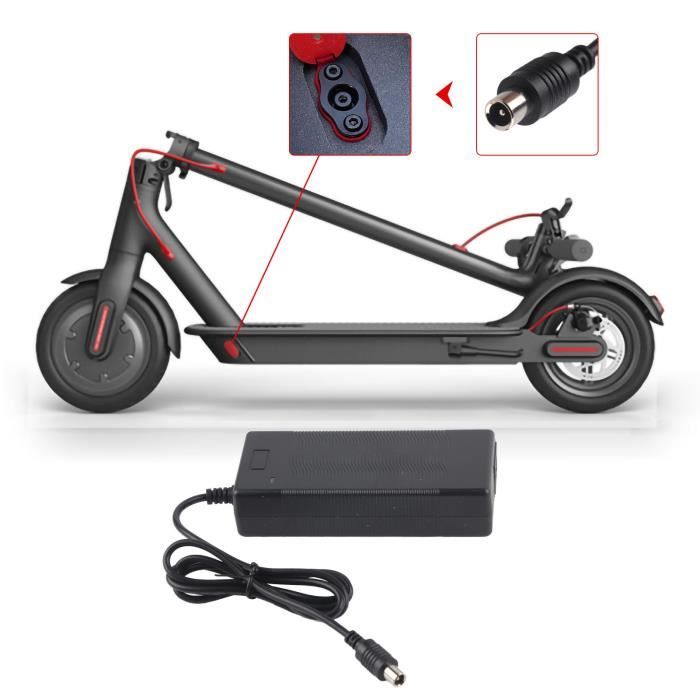 Chargeur de batterie pour scooter électrique Xiaomi - QIILU - JYH-4202 - 42V 2A - Blanc