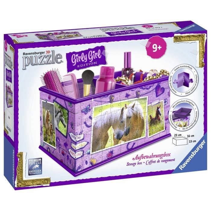 Ravensburger 12086 Puzzle 3D Girly Girl Portaoggetti Winx