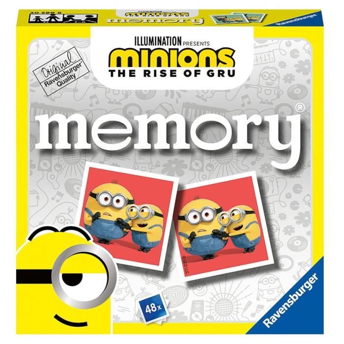 Jeu De Mémoire Mini Memory Minions 2 - Ravensburger Pour Enfants Dès 3 Ans