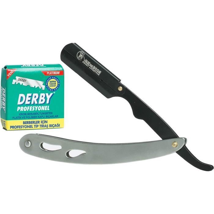 Rasoirs À Barbe Avec 100 Lames Interchangeables Derby - Couteaux À