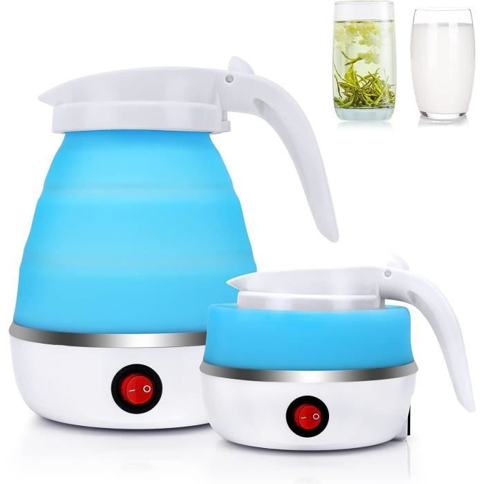 Bouilloire Pliable 600ml SinLaw - Silicone Alimentaire Avec Gobelets - Pour Voyage Et Camping