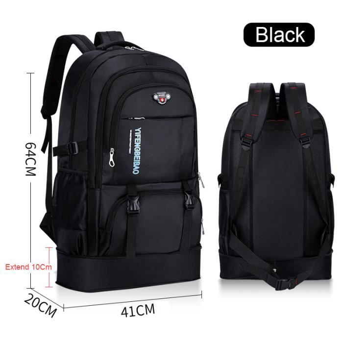 Sac à Dos De Randonnée Homme – Polyester, Pour Camping Et Alpinisme (Neuf Avec étiquettes)