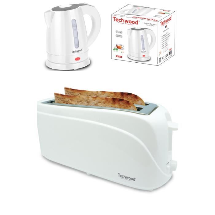 Techwood Set petit déjeuner bouilloire + grille pain