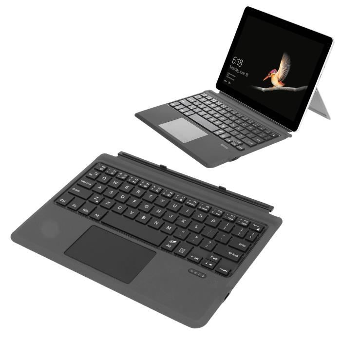 Clavier Bluetooth Touchpad + Housse en cuir PU magnétique pour Windows