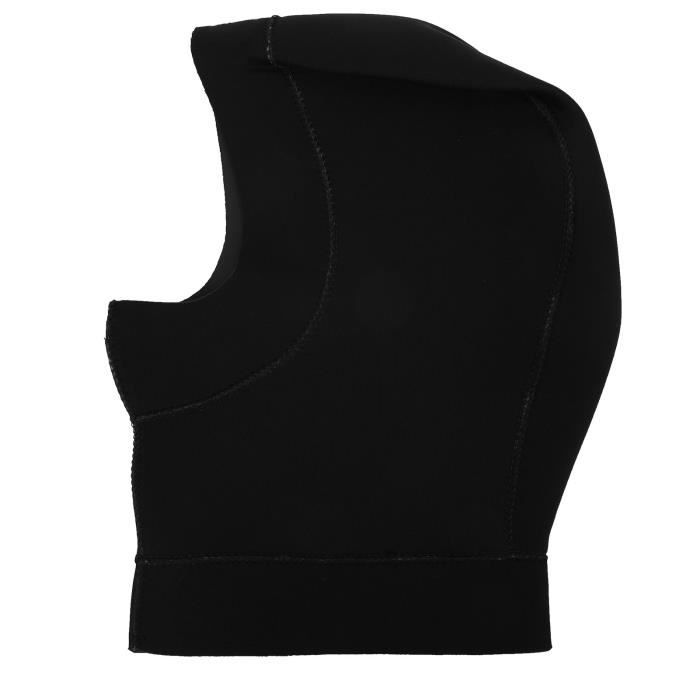 Cagoule De Plongée Erato 2mm Néoprène - Bonnet Néoprène Unisexe | Protection UV 50+ | Noir/Bleu/Gris