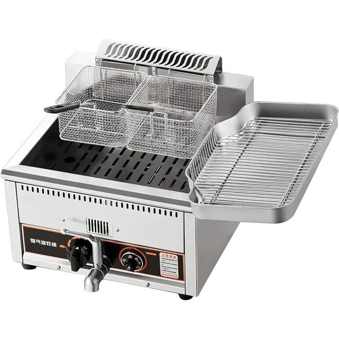 Friteuse À Gaz Commerciale En Acier Inoxydable 1700 W 6 L, Friteuse À — free download