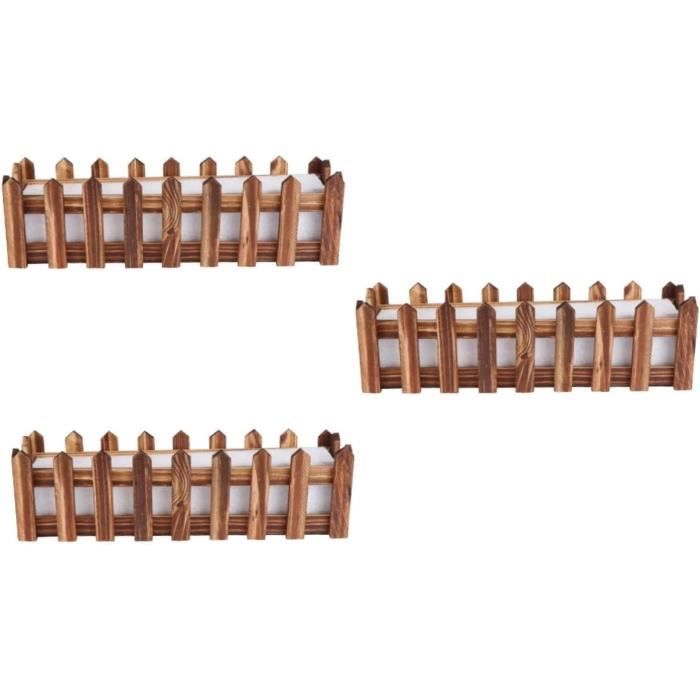 Clôture Miniature, 2 Pièces, 90 X 5 Cm, Clôture De Jardin, Clôture En