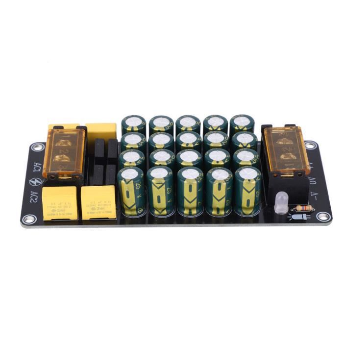 Carte Redresseur 10A AC-DC - Conversion 5-34V AC To 7-50V DC - Protection Foudre Et Court-Circuit - Indication Puissance