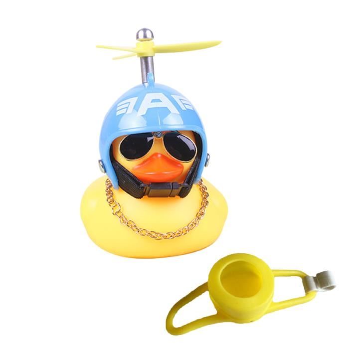 Sonnette De Vélo Canard Rose Daffy Avec Hélice De Casque